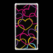 Coque Sony Xperia Z5 Compact Amour de cœur coloré