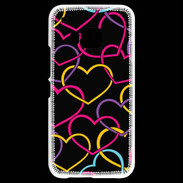 Coque HTC One M9 Amour de cœur coloré