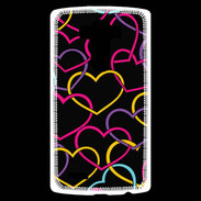 Coque LG G4 Amour de cœur coloré