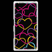 Coque Sony Xpéria Z5 Amour de cœur coloré