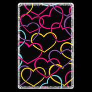 Etui carte bancaire Amour de cœur coloré