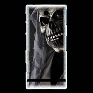 Coque Sony Xperia P Horreur tête de mort 5