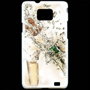 Coque Samsung Galaxy S2 Bouteille de champagne