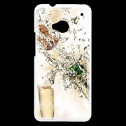 Coque HTC One Bouteille de champagne