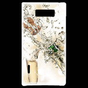 Coque LG Optimus L7 Bouteille de champagne