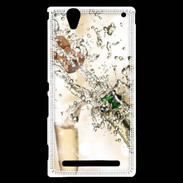 Coque Sony Xperia T2 Ultra Bouteille de champagne