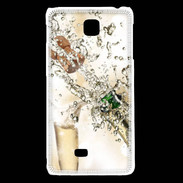 Coque LG F5 Bouteille de champagne