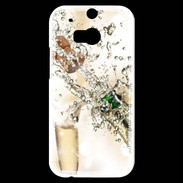 Coque HTC One M8s Bouteille de champagne