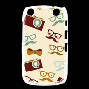 Coque Blackberry Curve 9320 Moustache lunette et chapeau