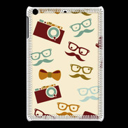 Coque iPadMini Moustache lunette et chapeau