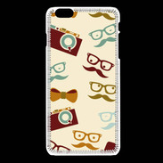 Coque iPhone 6 / 6S Moustache lunette et chapeau