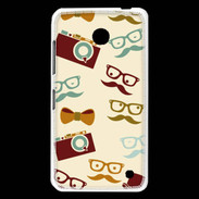Coque Nokia Lumia 630 Moustache lunette et chapeau