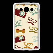 Coque LG L60 Moustache lunette et chapeau