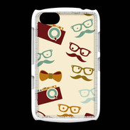 Coque BlackBerry 9720 Moustache lunette et chapeau