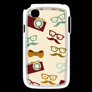 Coque LG L40 Moustache lunette et chapeau