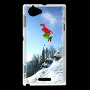 Coque Sony Xperia L Ski freestyle en montagne 10