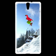 Coque Sony Xperia C5 Ski freestyle en montagne 10