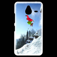 Coque Personnalisée Nokia Lumia 640XL LTE Ski freestyle en montagne 10
