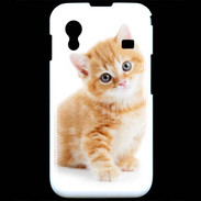 Coque Samsung ACE S5830 Chaton marron et blanc