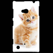 Coque Nokia Lumia 720 Chaton marron et blanc