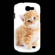 Coque Samsung Galaxy Express Chaton marron et blanc