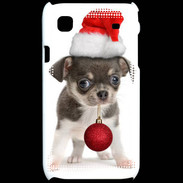 Coque Samsung Galaxy S Chihuahua de noël