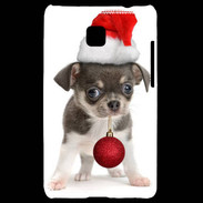 Coque LG Optimus L3 II Chihuahua de noël