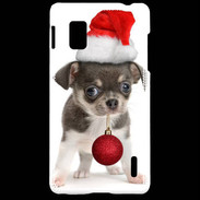 Coque LG Optimus G Chihuahua de noël