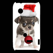 Coque Sony Xperia Typo Chihuahua de noël
