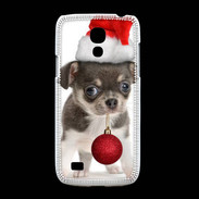 Coque Samsung Galaxy S4mini Chihuahua de noël