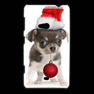 Coque Nokia Lumia 625 Chihuahua de noël