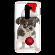 Coque LG G2 Chihuahua de noël