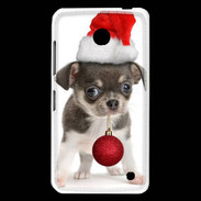 Coque Nokia Lumia 630 Chihuahua de noël