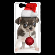 Coque Sony Xperia Z1 Compact Chihuahua de noël