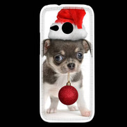 Coque HTC One Mini 2 Chihuahua de noël