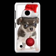 Coque Nokia Lumia 530 Chihuahua de noël