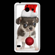 Coque Huawei Y550 Chihuahua de noël