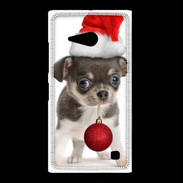 Coque Nokia Lumia 735 Chihuahua de noël