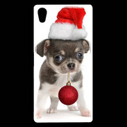 Coque Sony Xperia Z5 Premium Chihuahua de noël