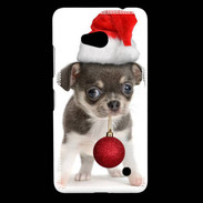 Coque Nokia Lumia 640 LTE Chihuahua de noël