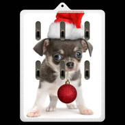 Porte clés Chihuahua de noël