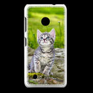 Coque Nokia Lumia 530 Portrait d'un chaton gris