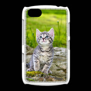 Coque BlackBerry 9720 Portrait d'un chaton gris