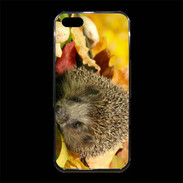 Coque iPhone 5/5S Premium Automne et Hérisson