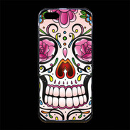 Coque iPhone 5/5S Premium Tête de mort design et coloré