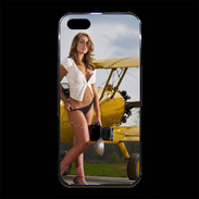 Coque iPhone 5/5S Premium Avion sexy