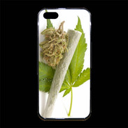 Coque iPhone 5/5S Premium Feuille de cannabis 5