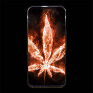 Coque iPhone 5/5S Premium Cannabis en feu