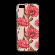 Coque iPhone 5/5S Premium Fleurs vintage 2