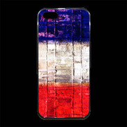 Coque iPhone 5/5S Premium Drapeau français vintage